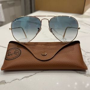 Ray-Ban Blue Lense Aviators